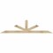 Ekena Millwork Saratoga Rough Sawn Timber Gable Bracket, Douglas Fir, 84"W x 21"H x 2"D x 4"F, 6/12 Pitch GBW084X21X0204SAR00RDF - alternate 1
